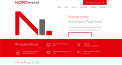 Desktop Screenshot of nordinstal.pl